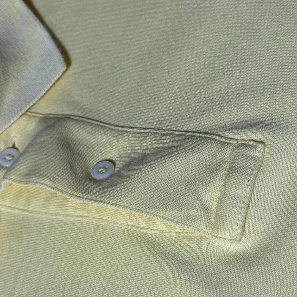 Polo Ralph Lauren Yellow Polo Shirt XL Classic Pony Logo Short Sleeve Cotton